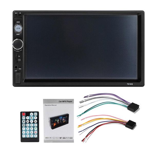 7010b 7" double din touch screen car audio stereo receiver mp5 player fm radio video bluetooth media support mp3/wma/wav
7010b 7" double din touch screen car audio stereo receiver mp5 player fm radio video bluetooth media support mp3/wma/wav