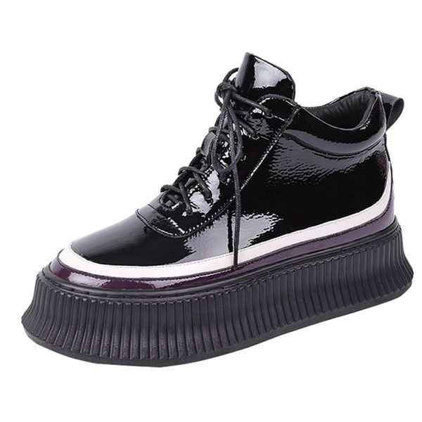 summer shoes thick bottom female shoes cross-tied women sneakers round toe high heel leisure walking woman sneakers, Black
summer shoes thick bottom female shoes cross-tied women sneakers round toe high heel leisure walking woman sneakers, Black
