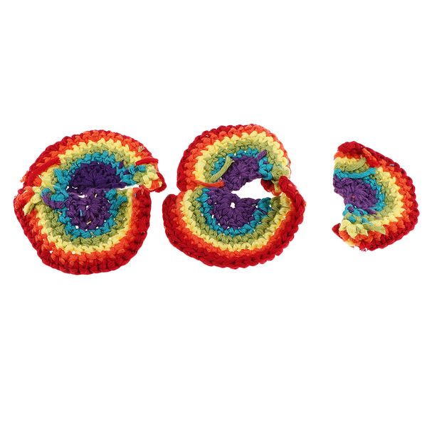 5stk. crochet flowers rainbow for sewing handmade crochet appliques sewing craft, Black
5stk. crochet flowers rainbow for sewing handmade crochet appliques sewing craft, Black