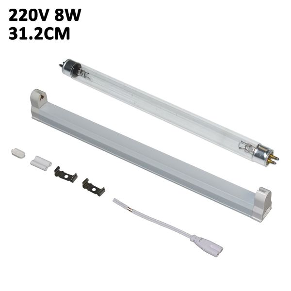 8w 220v ultraviolet sterilizer uv germicidal disinfection lamp uvc t5 tube with fixture kill dust mite quartz lamp for hospital
8w 220v ultraviolet sterilizer uv germicidal disinfection lamp uvc t5 tube with fixture kill dust mite quartz lamp for hospital
