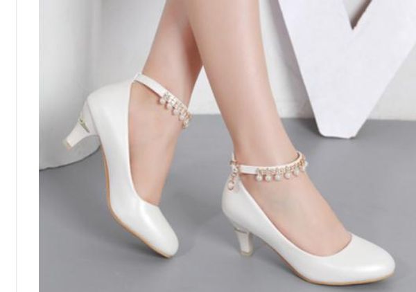 2020 women's shoes in spring and autumn with new style middle heel fine heel round head @9116, Black
2020 women's shoes in spring and autumn with new style middle heel fine heel round head @9116, Black