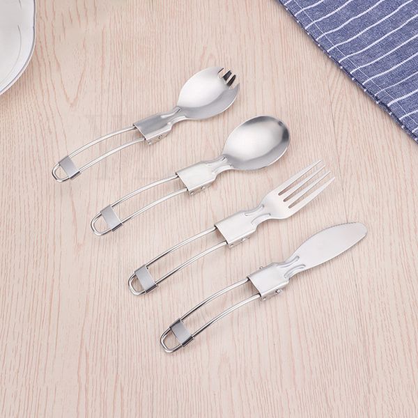 fork spoon foldable knife stainless steel cookware folding cutlery 1pc outdoor camping equipment tableware for picnic
fork spoon foldable knife stainless steel cookware folding cutlery 1pc outdoor camping equipment tableware for picnic