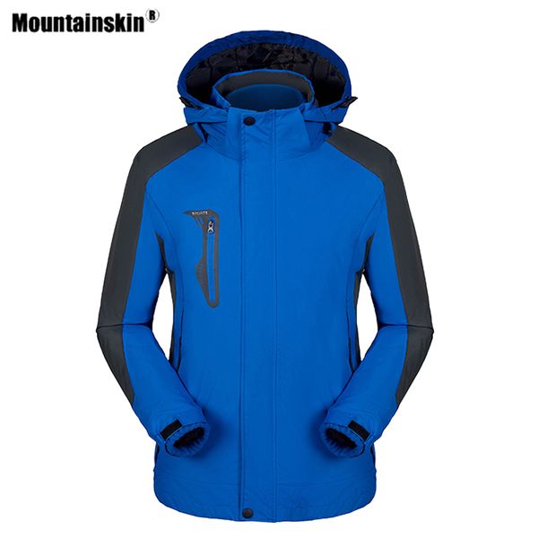 mountainskin men's 2 pcs hiking jackets outdoor sports thick thermal windbreaker climbing camping trekking ski thick coats va623, Blue;black
mountainskin men's 2 pcs hiking jackets outdoor sports thick thermal windbreaker climbing camping trekking ski thick coats va623, Blue;black