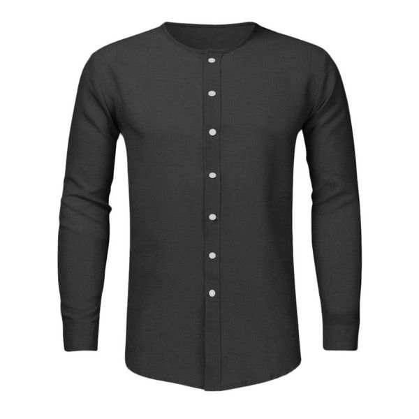 3xl long sleeve shirt for men o-neck shirt men solid colormen shirts fashion blouse summer clothes male camisas para hombre, White;black
3xl long sleeve shirt for men o-neck shirt men solid colormen shirts fashion blouse summer clothes male camisas para hombre, White;black