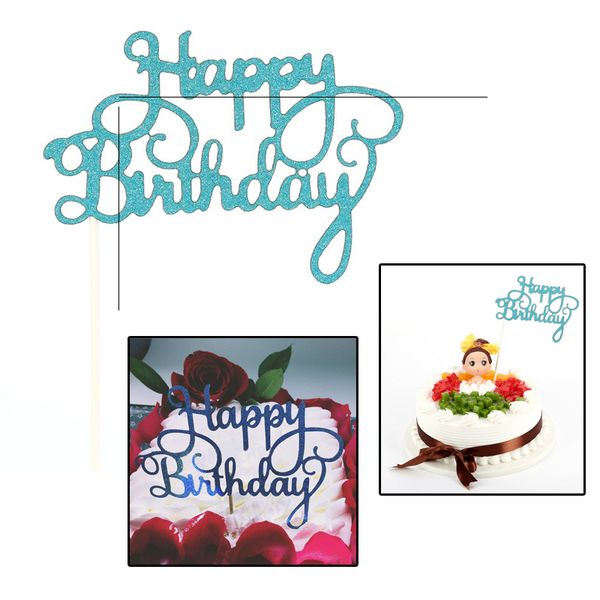 cake flag cupcake ers birthday party decor birthday party supplies kids cake er happy birthday cupcake ers