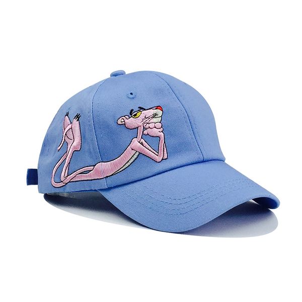 new fashion cartoon embroidered pink panther baseball cap trend brand hip hop hat man woman couple adjustable bone outdoor hats, Blue;gray
new fashion cartoon embroidered pink panther baseball cap trend brand hip hop hat man woman couple adjustable bone outdoor hats, Blue;gray