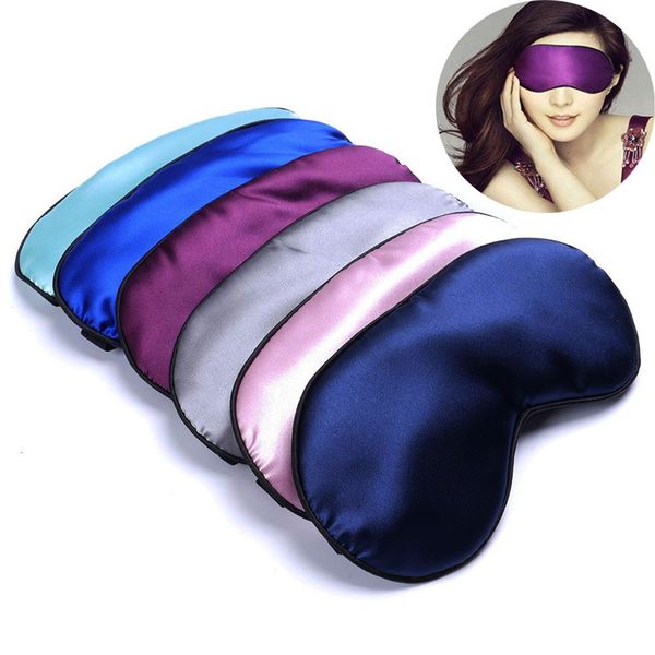 1pcs soft pure silk sleep eye mask padded shade cover travel relax aid blindfold shades helper 6 colors ing
1pcs soft pure silk sleep eye mask padded shade cover travel relax aid blindfold shades helper 6 colors ing