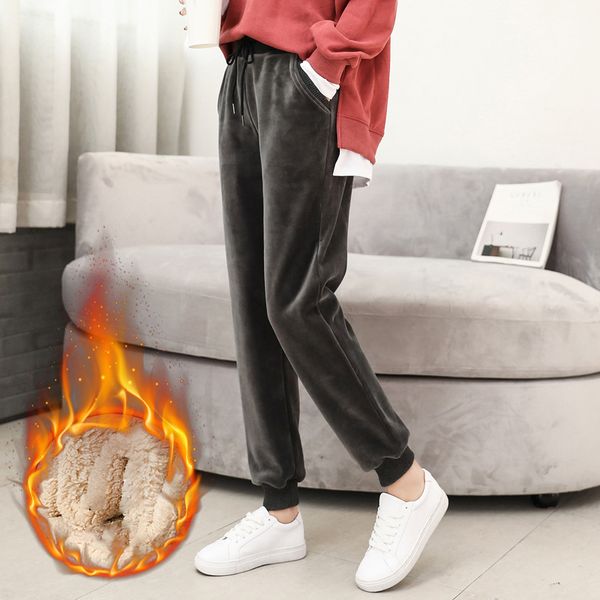 women winter thick warm casual harem pants casual loose pleuche trousers l-3xl, Black;white
women winter thick warm casual harem pants casual loose pleuche trousers l-3xl, Black;white