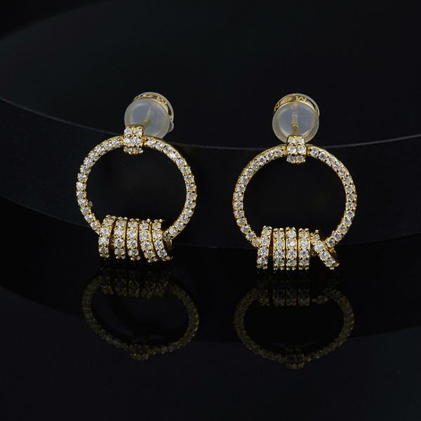 new zircon earrings round cz rhinestone simple circle earring women statement jewelry wholesale zk40, Golden;silver
new zircon earrings round cz rhinestone simple circle earring women statement jewelry wholesale zk40, Golden;silver