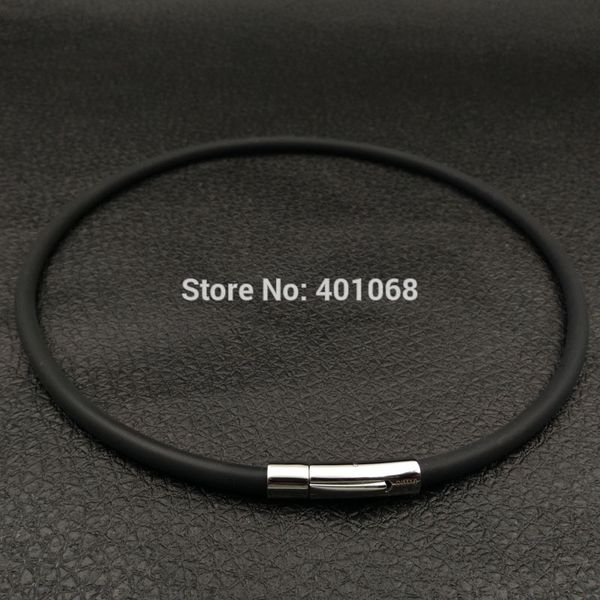 high energy cervical vertebra magnetic therapy silicone necklace with stainless steel buckle and negative ionic, Silver
high energy cervical vertebra magnetic therapy silicone necklace with stainless steel buckle and negative ionic, Silver