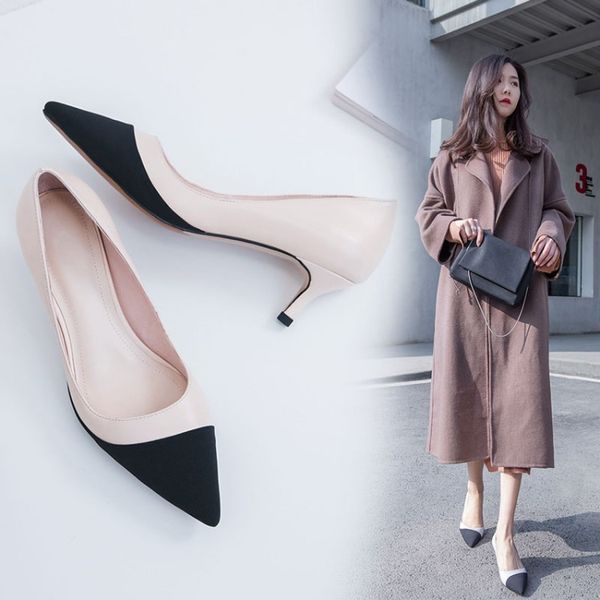 5.5cm heele woman shoes scarpe donna talon femme 2020 talions haut dress shoes for woman genuine leather, Black
5.5cm heele woman shoes scarpe donna talon femme 2020 talions haut dress shoes for woman genuine leather, Black