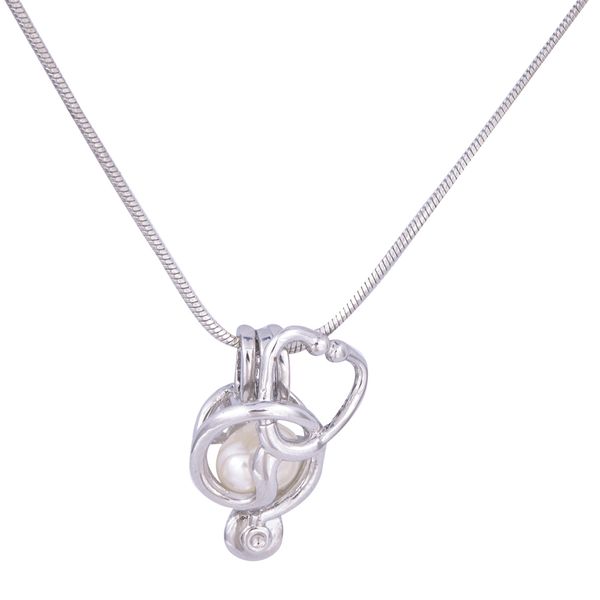 18kgp pearl cage pendants stethoscope shape pearl gem beads cage oyster lockets pendants, diy necklace jelwery, Silver
18kgp pearl cage pendants stethoscope shape pearl gem beads cage oyster lockets pendants, diy necklace jelwery, Silver