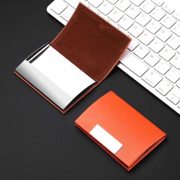 aluminium mini business card holder metal name card holder small wallet man id holders stainless pu cover cardholder, Brown;gray
aluminium mini business card holder metal name card holder small wallet man id holders stainless pu cover cardholder, Brown;gray