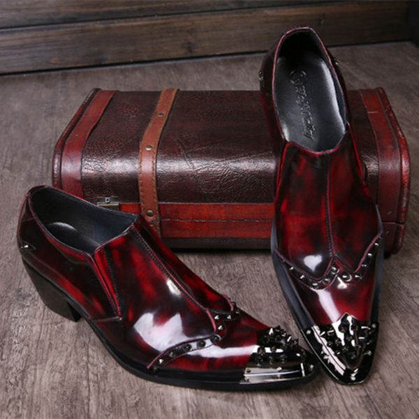 italian shoes men leather wine red colors weddding high heels oxfords snake skin pointed toe burgundy dress loafers rivets, Black
italian shoes men leather wine red colors weddding high heels oxfords snake skin pointed toe burgundy dress loafers rivets, Black
