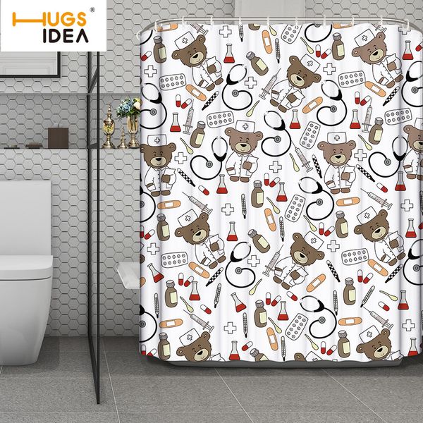 hugsidea cartoon nurse bear printing shower curtain bathroom water proof curtain bath cover nursing medical bating cover
hugsidea cartoon nurse bear printing shower curtain bathroom water proof curtain bath cover nursing medical bating cover