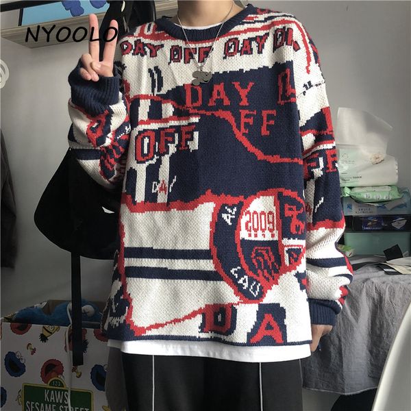 nyoolo harajuku vintage улица рождественская лоскутные вязаные свитера осень зима с длинным рукавом o-образным вырезом свитер свитер женщин, White;black
nyoolo harajuku vintage улица рождественская лоскутные вязаные свитера осень зима с длинным рукавом o-образным вырезом свитер свитер женщин, White;black