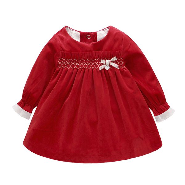 vlinder 2018 baby girls dress spring autumn cute snug dress christmas birthday newborn long sleeves infant dresses, Red;yellow
vlinder 2018 baby girls dress spring autumn cute snug dress christmas birthday newborn long sleeves infant dresses, Red;yellow