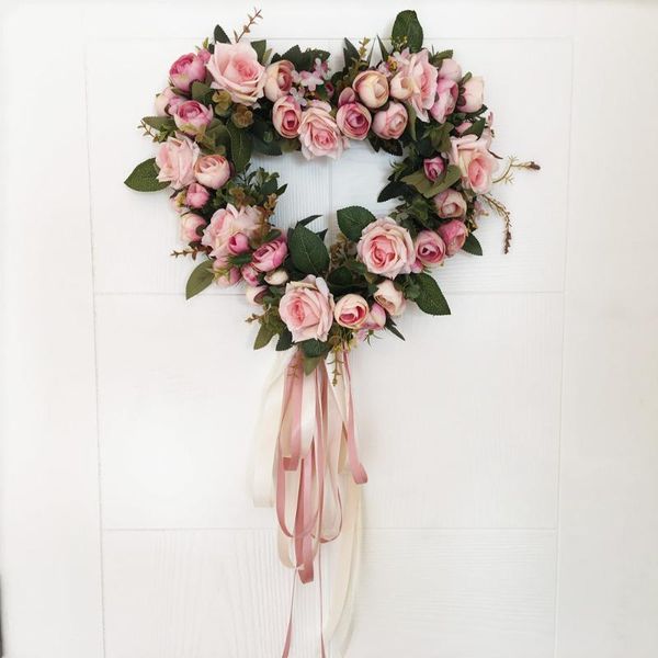 beautiful wedding party home decor artificial rose flowers wreath round heart shape floral loop for wall door wedding decoration
beautiful wedding party home decor artificial rose flowers wreath round heart shape floral loop for wall door wedding decoration