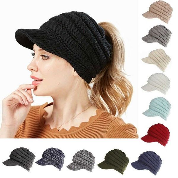 skull women high ponytail bun knitted hat cap warm stretchy messy beanie winter, Blue;gray
skull women high ponytail bun knitted hat cap warm stretchy messy beanie winter, Blue;gray