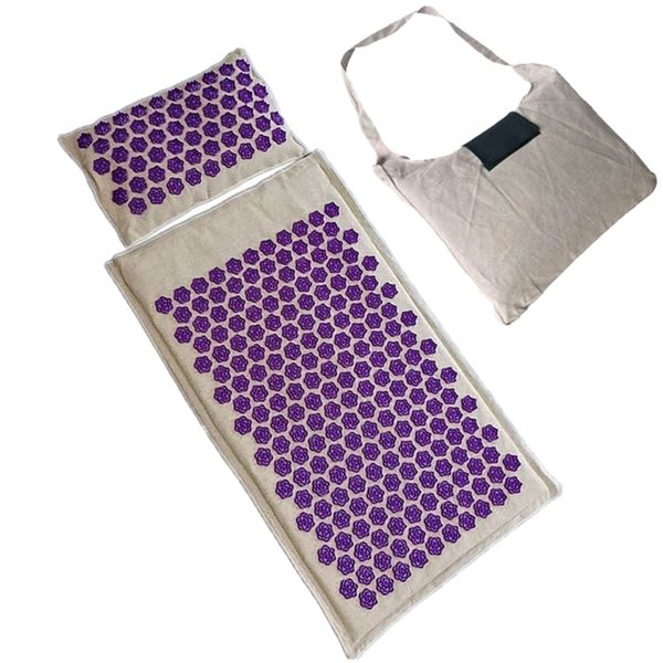 back massager mat pillow set acupressure mats yoga mat relieve back neck and sciatic pain
back massager mat pillow set acupressure mats yoga mat relieve back neck and sciatic pain