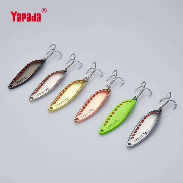 yapada spoon 014 leech new 7.5g/45mm 15g/55mm treble hook metal spoon multicolor fishing lures
yapada spoon 014 leech new 7.5g/45mm 15g/55mm treble hook metal spoon multicolor fishing lures