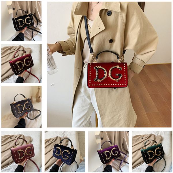 fashion dg letter shoulder bags velet women crossbody bag brand handbag rivet designer messager bags outdoor travel handbags phone pouch ins, Black
fashion dg letter shoulder bags velet women crossbody bag brand handbag rivet designer messager bags outdoor travel handbags phone pouch ins, Black