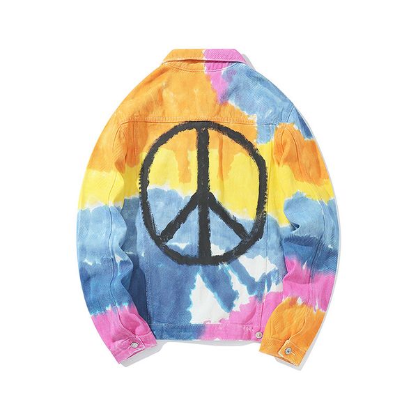 aboorun harajuku men's fashion colorful tie dye hip hop denim jacket oversized streetwear jeans jacket for male r3149, Black;brown
aboorun harajuku men's fashion colorful tie dye hip hop denim jacket oversized streetwear jeans jacket for male r3149, Black;brown
