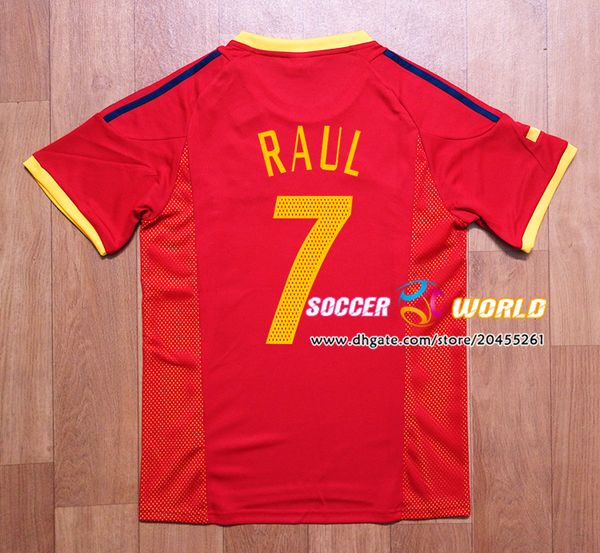 retro spain soccer jersey 2002 spain home 7# raul guardiola puyol baraja pedro tristan football uniform size s-xxl, Black;yellow
retro spain soccer jersey 2002 spain home 7# raul guardiola puyol baraja pedro tristan football uniform size s-xxl, Black;yellow