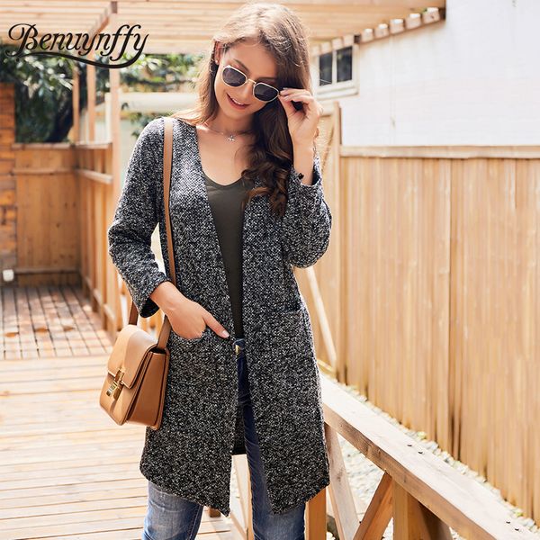 benuynffy women casual pocket knitted sweater cardigan 2020 spring autumn fashion solid long cardigan coat female outwear, White
benuynffy women casual pocket knitted sweater cardigan 2020 spring autumn fashion solid long cardigan coat female outwear, White