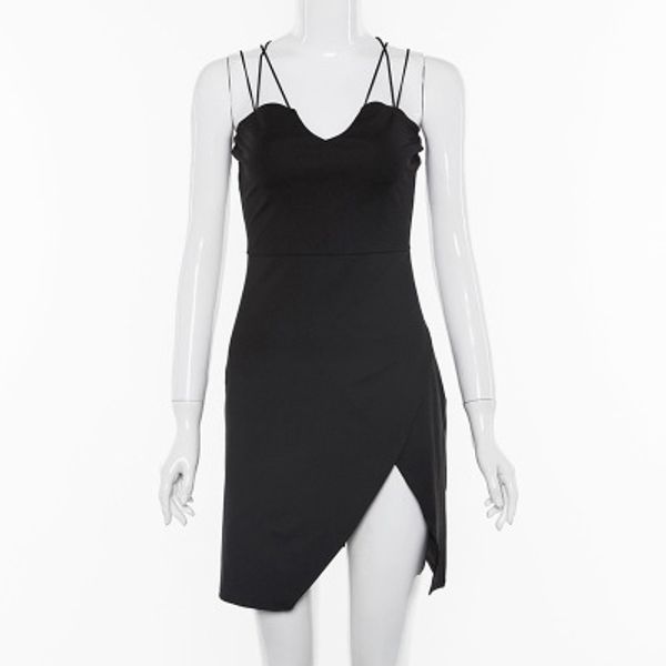 women sexy open back dresses hot sell v-neck dresses sling short black dresses slim fashion female clothing, White;black
women sexy open back dresses hot sell v-neck dresses sling short black dresses slim fashion female clothing, White;black