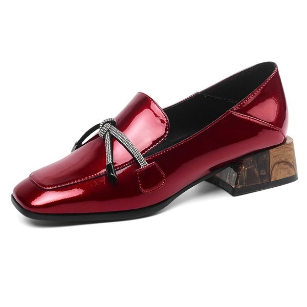 new genuine cow leather women pumps shoes square med heels black wine red shoes woman spring autumn dress casual size 42
new genuine cow leather women pumps shoes square med heels black wine red shoes woman spring autumn dress casual size 42