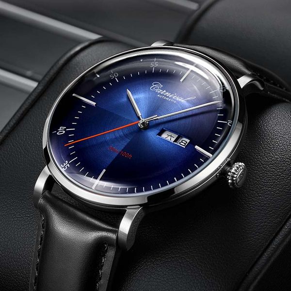 new arrival carnival automatic watch men leather strap mens watches mechanical wristwatches reloj hombre, Slivery;brown
new arrival carnival automatic watch men leather strap mens watches mechanical wristwatches reloj hombre, Slivery;brown