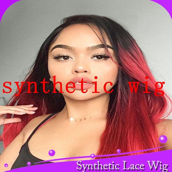 mhazel part ombre red synthetic straight hair front lace wig 26in heat resistant fiber cosplay wig, Black
mhazel part ombre red synthetic straight hair front lace wig 26in heat resistant fiber cosplay wig, Black