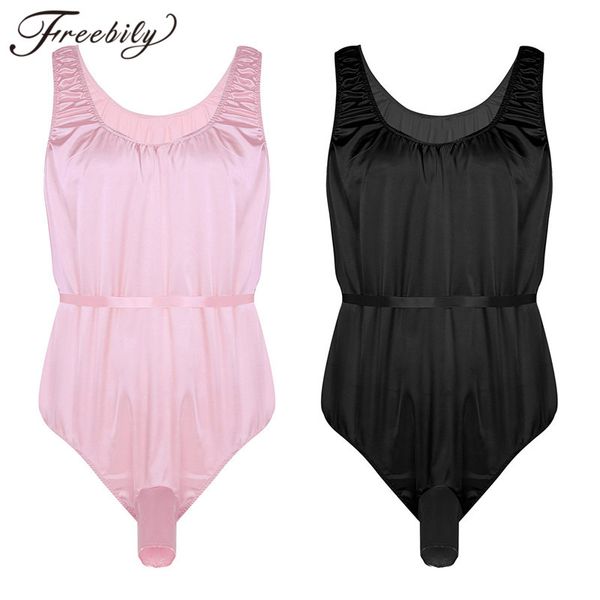 sissy mens shiny satin open hole lingerie sleeveless open sheath body suits underwear one-piece bodysuit homme nightwear
sissy mens shiny satin open hole lingerie sleeveless open sheath body suits underwear one-piece bodysuit homme nightwear