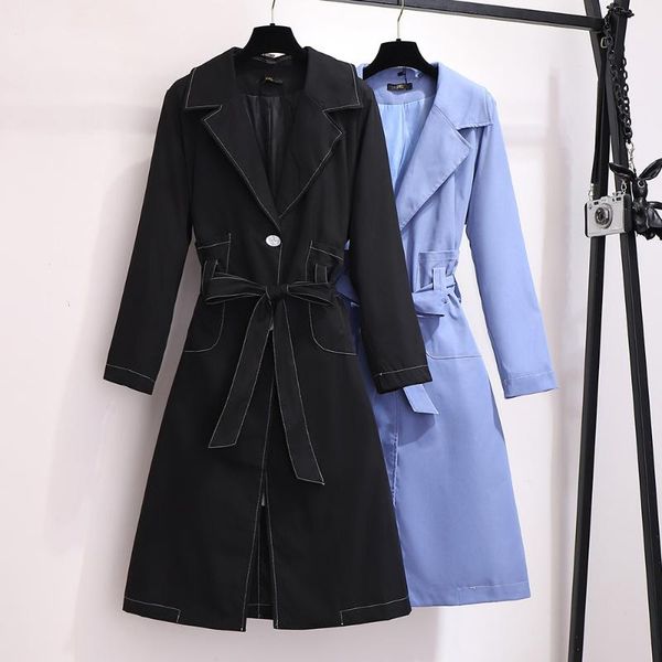 casual women black trench coat 2020 women's spring autumn lapels were thin oversized outwear women windbreaker with belt q30, Tan;black
casual women black trench coat 2020 women's spring autumn lapels were thin oversized outwear women windbreaker with belt q30, Tan;black