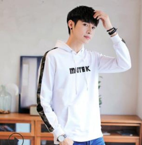 hooded men's 2020 autumn new style men's camouflage contrast stitching side seam pocket coat,everyone is eager to have their own w, Black
hooded men's 2020 autumn new style men's camouflage contrast stitching side seam pocket coat,everyone is eager to have their own w, Black