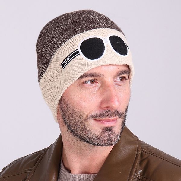 2019 new autumn and winter embroidered two-color glasses knit hats men and women wool hats warm caps ski cross-border new
2019 new autumn and winter embroidered two-color glasses knit hats men and women wool hats warm caps ski cross-border new