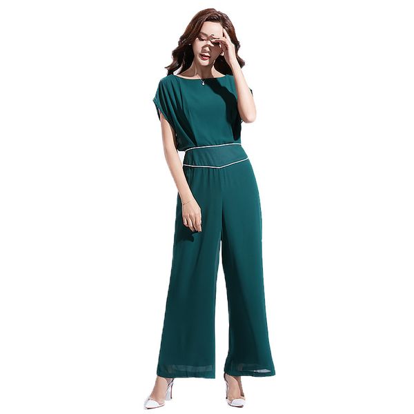 style chiffon jumpsuit women short sleeve o neck jumpsuits rompers wide leg pants playsuits female summer elegant overalls, Black;white
style chiffon jumpsuit women short sleeve o neck jumpsuits rompers wide leg pants playsuits female summer elegant overalls, Black;white