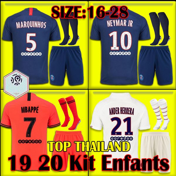 19 20 Enfants PSG Soccer Jersey Boys Set 2019 2020 Paris MBAPPE ICARDI MARQUINHOS Jersey camisetas shirt KIDS kit
19 20 Enfants PSG Soccer Jersey Boys Set 2019 2020 Paris MBAPPE ICARDI MARQUINHOS Jersey camisetas shirt KIDS kit