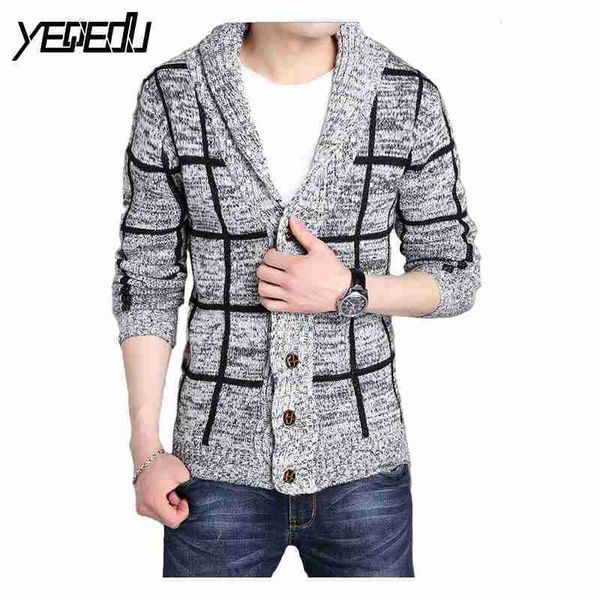 #1322 winter sweater hombre knitting plaid mens sweaters cardigan pull homme thick cardigan homme british style single button, White;black
#1322 winter sweater hombre knitting plaid mens sweaters cardigan pull homme thick cardigan homme british style single button, White;black