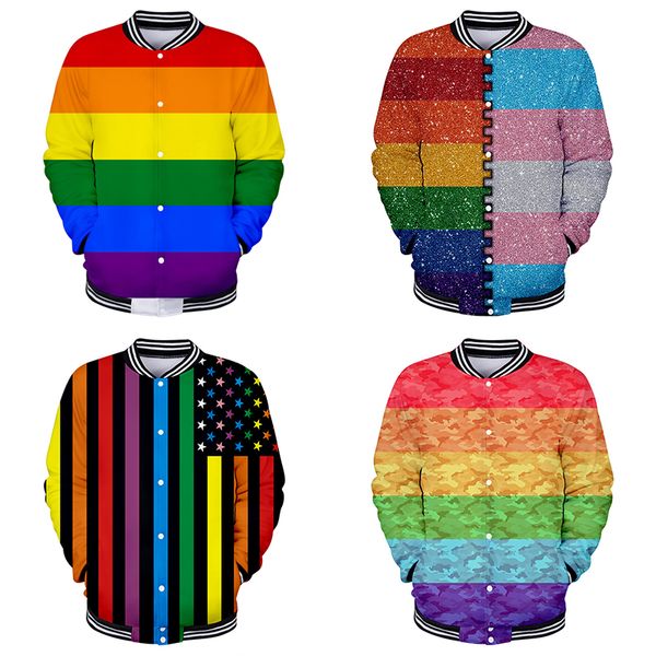 baseball jacket coat lgbt rainbow flag lesbians gays fashion men/women hoodie sweatshirts 3d hoodies jackets, Black
baseball jacket coat lgbt rainbow flag lesbians gays fashion men/women hoodie sweatshirts 3d hoodies jackets, Black