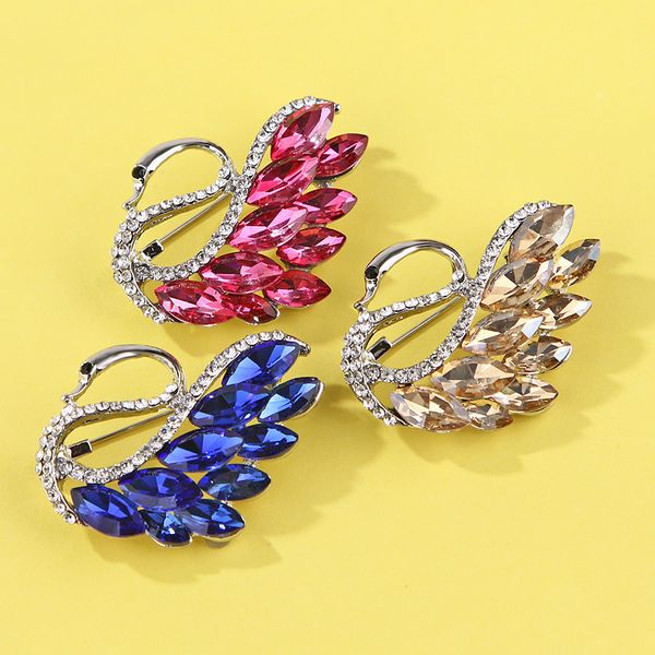 lovely alloy crystal swan brooch pin brooch clothing accessories brooch male women's, Gray
lovely alloy crystal swan brooch pin brooch clothing accessories brooch male women's, Gray