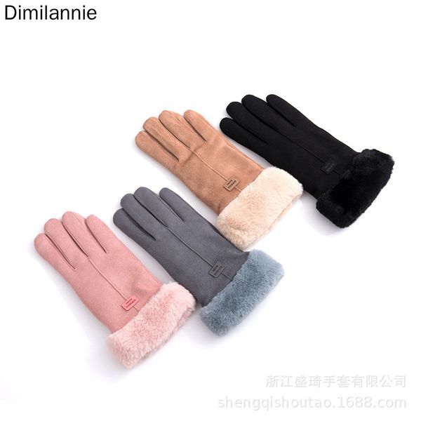 adispulent winter female wool gloves warmth cashmere suede fabric warm thicken plush wrist winter gloves women driving, Blue;gray
adispulent winter female wool gloves warmth cashmere suede fabric warm thicken plush wrist winter gloves women driving, Blue;gray
