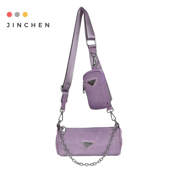 2 pcs set solid color canvas women shoulder bags 2020 cylindrical chains handbags purses for women crossbody bags with parcel
2 pcs set solid color canvas women shoulder bags 2020 cylindrical chains handbags purses for women crossbody bags with parcel