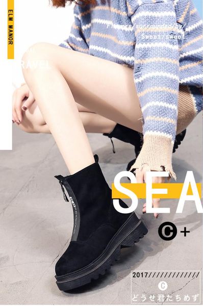 dixing leisure trend warm women's boots winter boots women fashion shoes 2019 women shoes, Black
dixing leisure trend warm women's boots winter boots women fashion shoes 2019 women shoes, Black