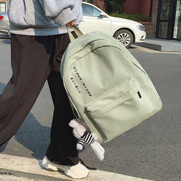2020 new simple and stylish portable large capacity shoulder bag solid color cute female student backpack schoolbag
2020 new simple and stylish portable large capacity shoulder bag solid color cute female student backpack schoolbag