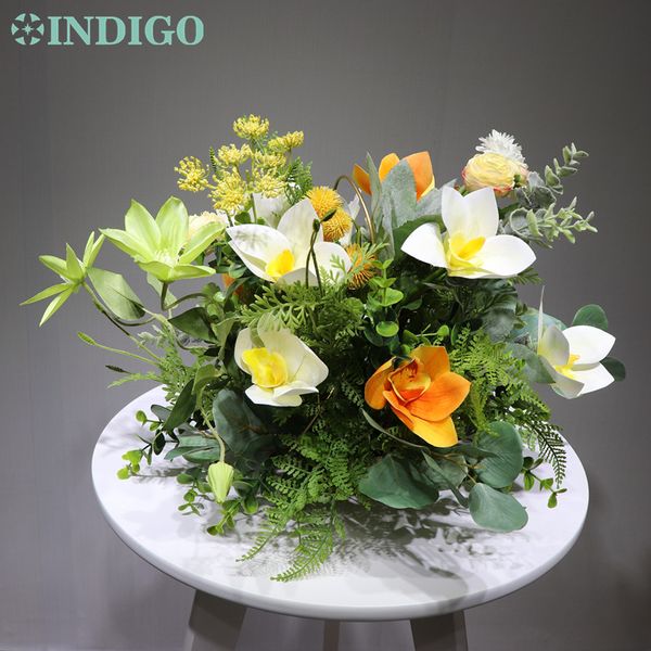 indigo - 1 set anemone cymbidium yellow artificial flower arrangement hang bonsai bouquet table centerpiece gift ing
indigo - 1 set anemone cymbidium yellow artificial flower arrangement hang bonsai bouquet table centerpiece gift ing