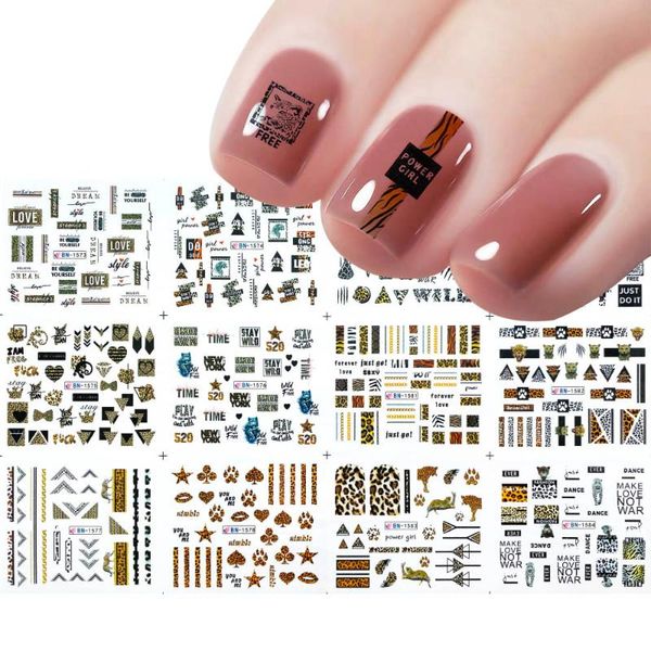 12pcs yellow wild leopard nail art water transfer stickers decals animal set holographic design adhesive wraps decor manicure, Black
12pcs yellow wild leopard nail art water transfer stickers decals animal set holographic design adhesive wraps decor manicure, Black