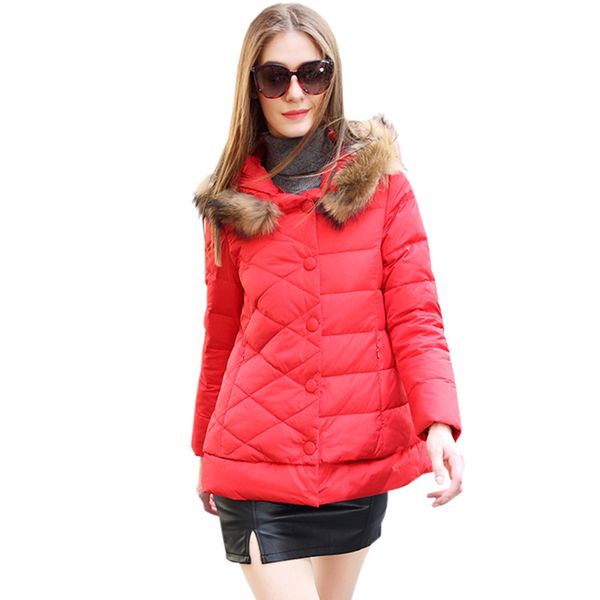 90% white duck down jacket woman hooded down parka winter coat women jackets 2018 raccoon fur collar coats yp2109, Black
90% white duck down jacket woman hooded down parka winter coat women jackets 2018 raccoon fur collar coats yp2109, Black