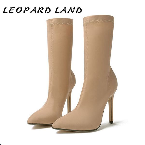 leopard land autumn winter women fashion point toe heels high heels pointed elastic stiletto socks boots women boots cwf, Black
leopard land autumn winter women fashion point toe heels high heels pointed elastic stiletto socks boots women boots cwf, Black